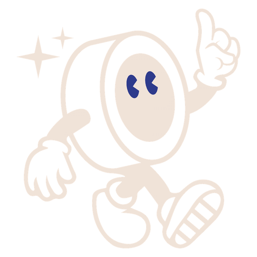 Mascot pointing